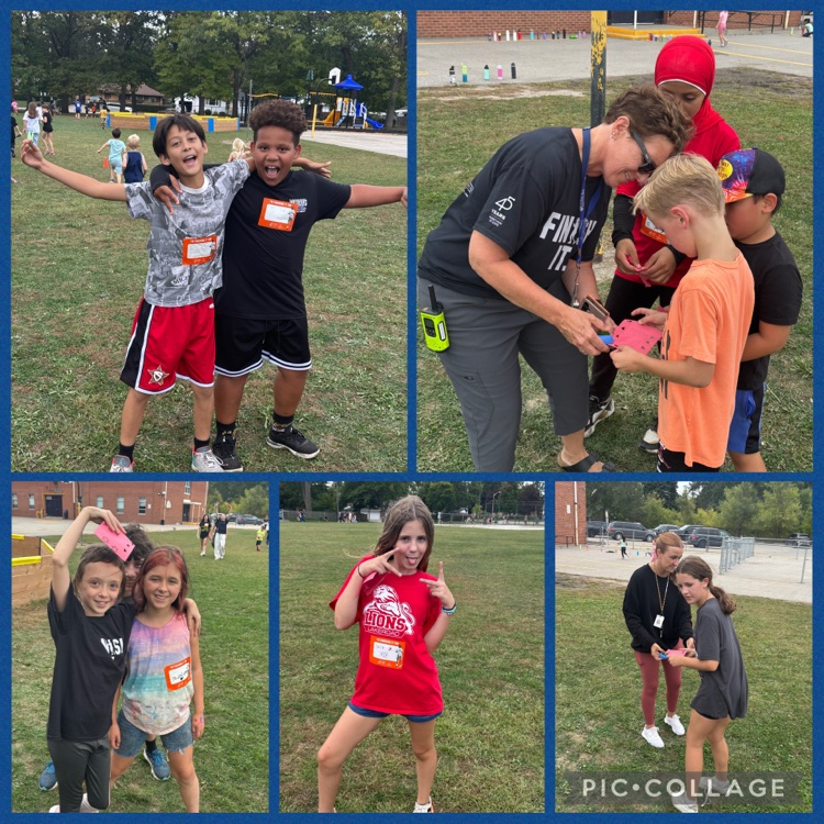 collage of students Participating in Terry fox run 