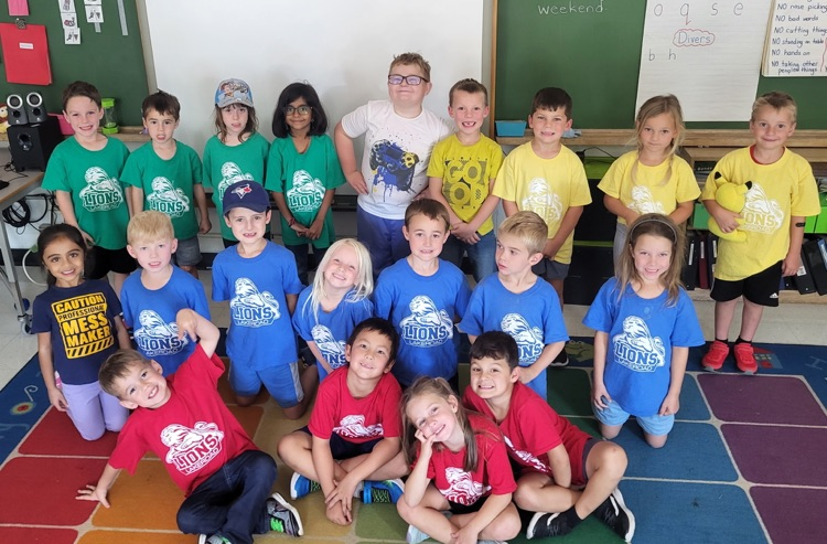 class photos of colour house shirt day 