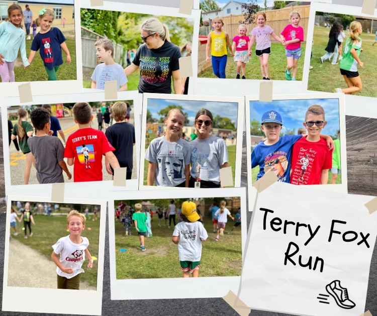 kids running for Terry Fox run