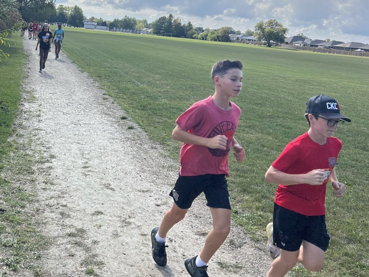 students running 