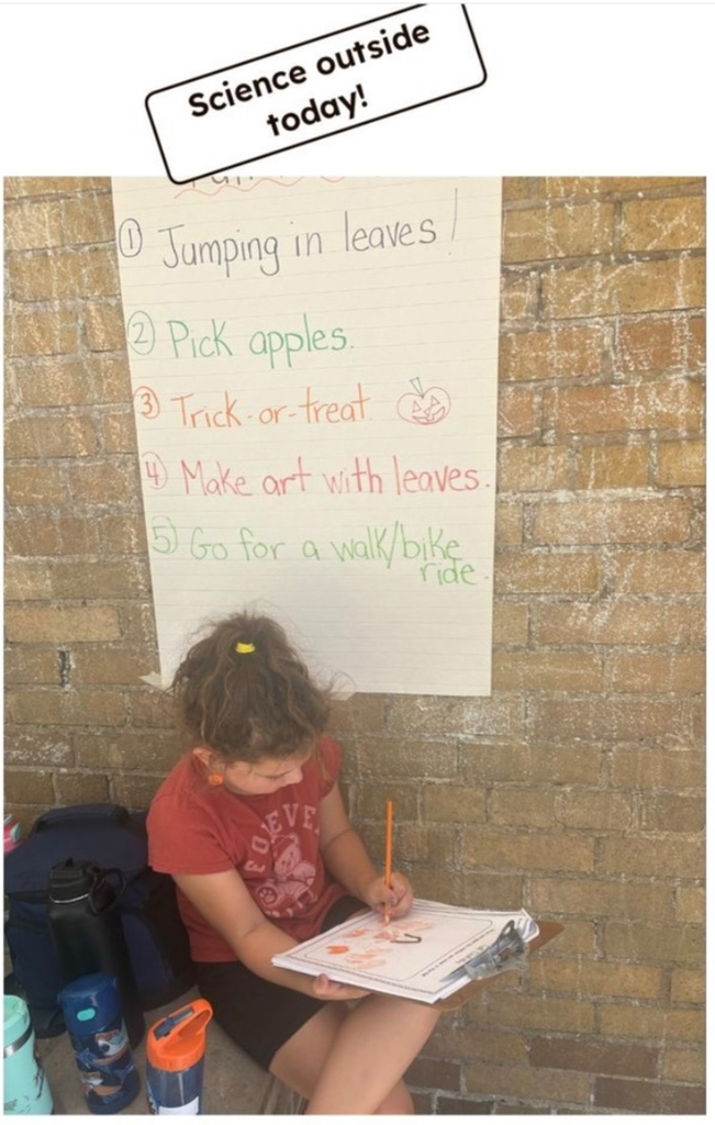 learning outside