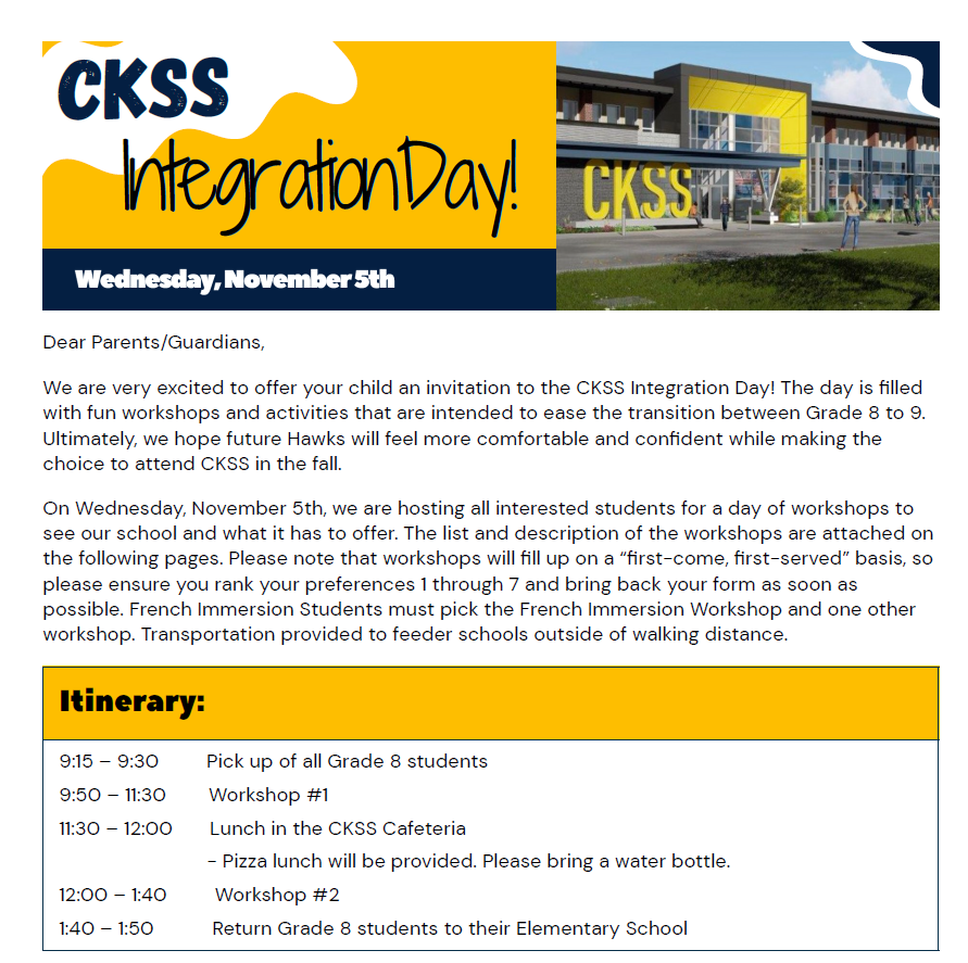 Integration Day!!