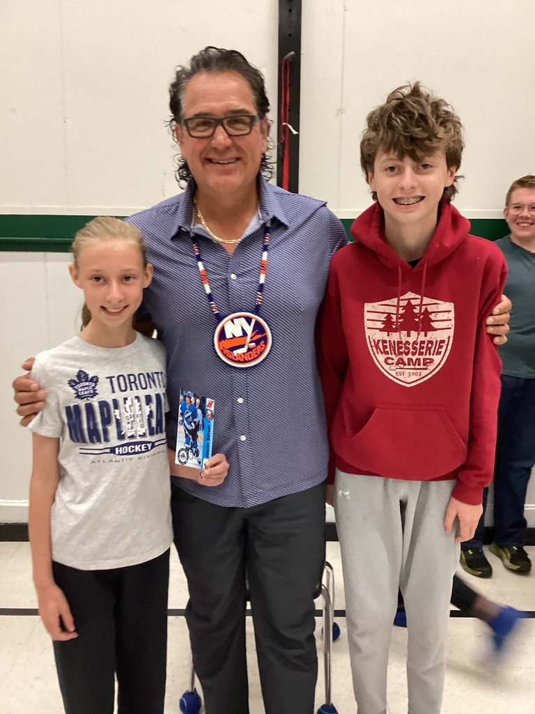 Brayden and Amelia with Mr. Simon