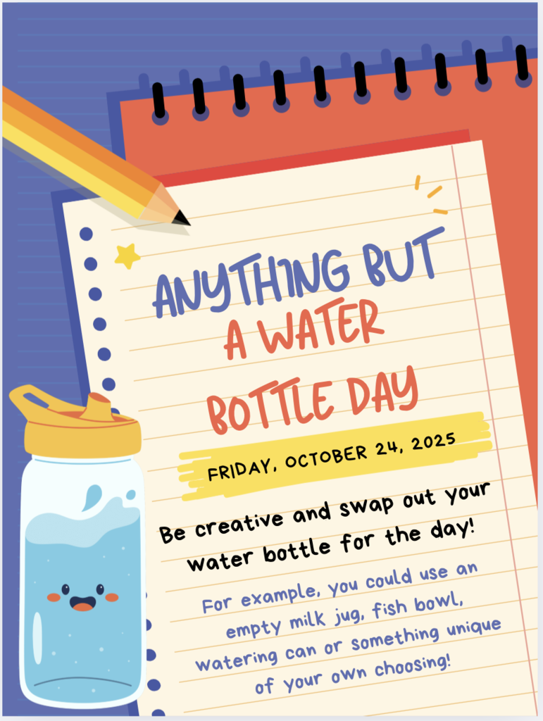 Anything But A Water Bottle Day!