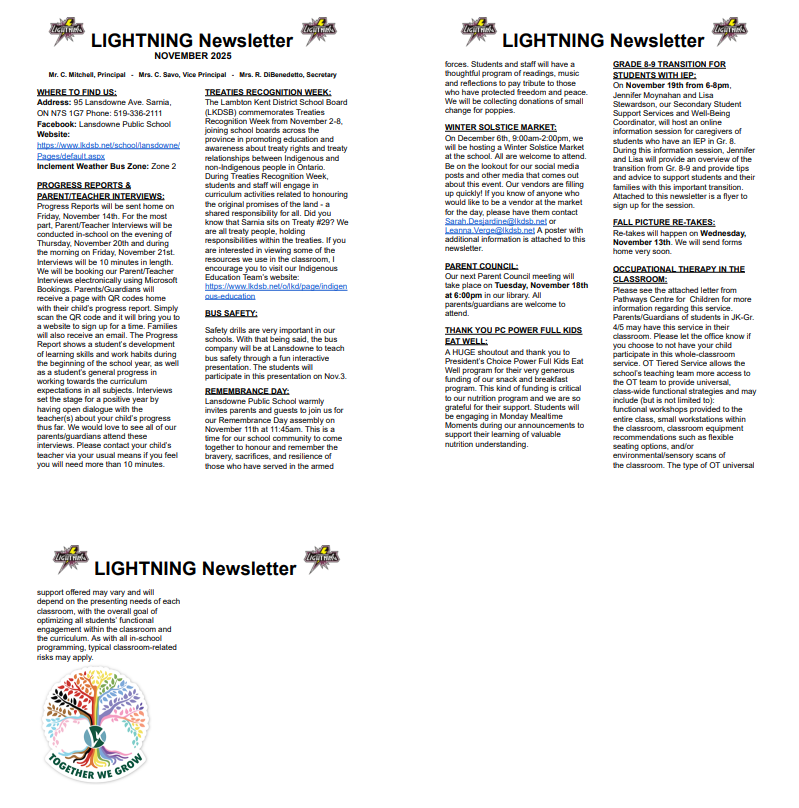 November Newsletter 2025