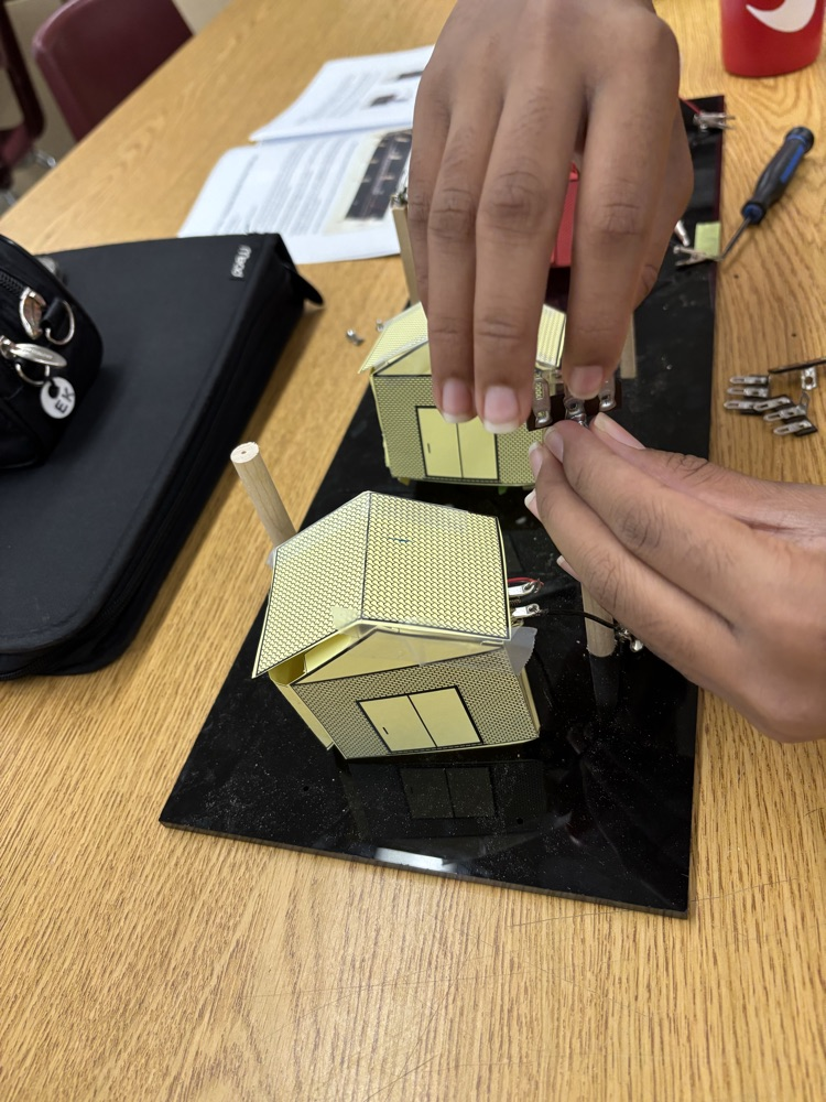 Placing the electrical poles