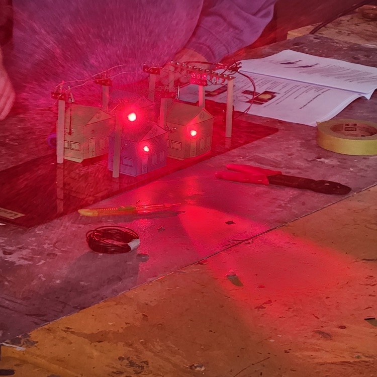 The lights are working!