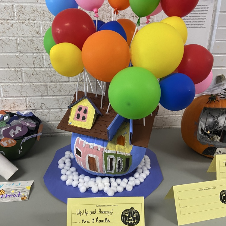 Up, Up, and Away! pumpkin