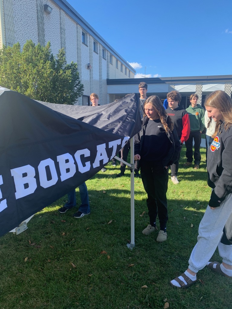 Blenheim Bobcats donate outdoor tent