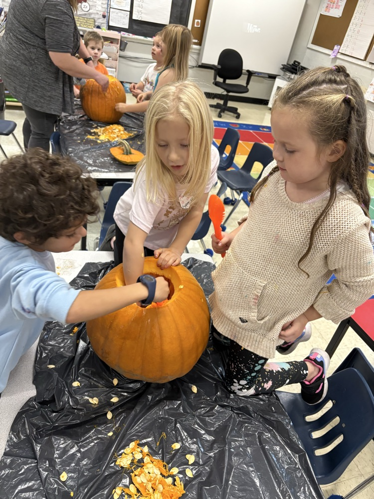 carving pumpkins 