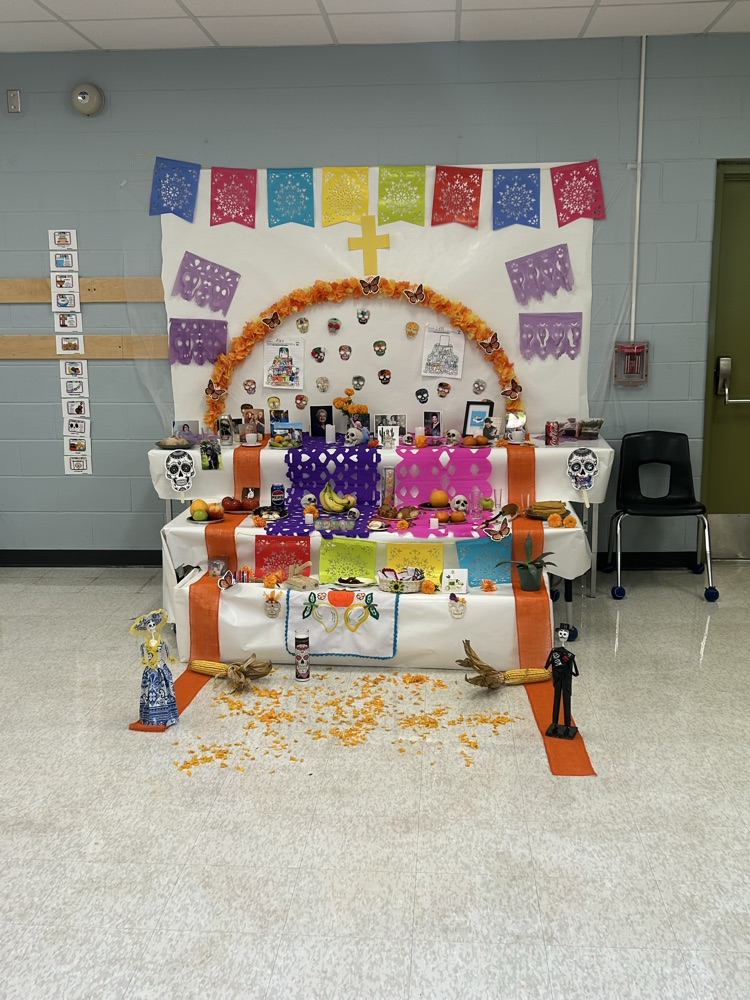 The day of the dead altar