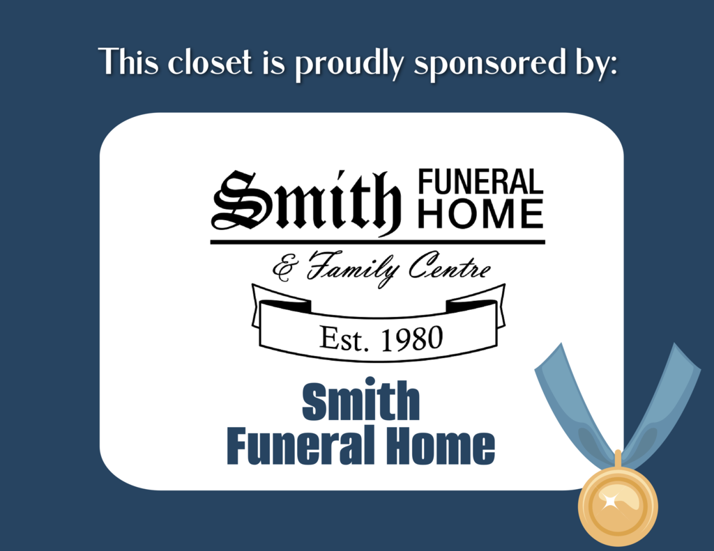 Noelle's Gift Closet sponsor Smith Funeral Home. 