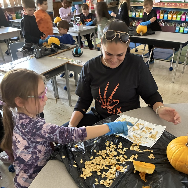 Fall pumpkin hands-on math exploration