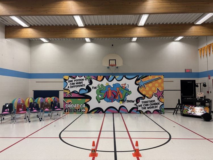 the stage is set for The Saidat Show