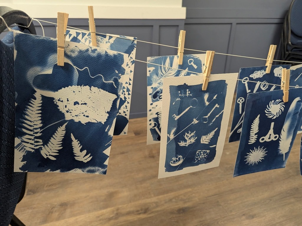 Finished product from the Cyanotape workshop.