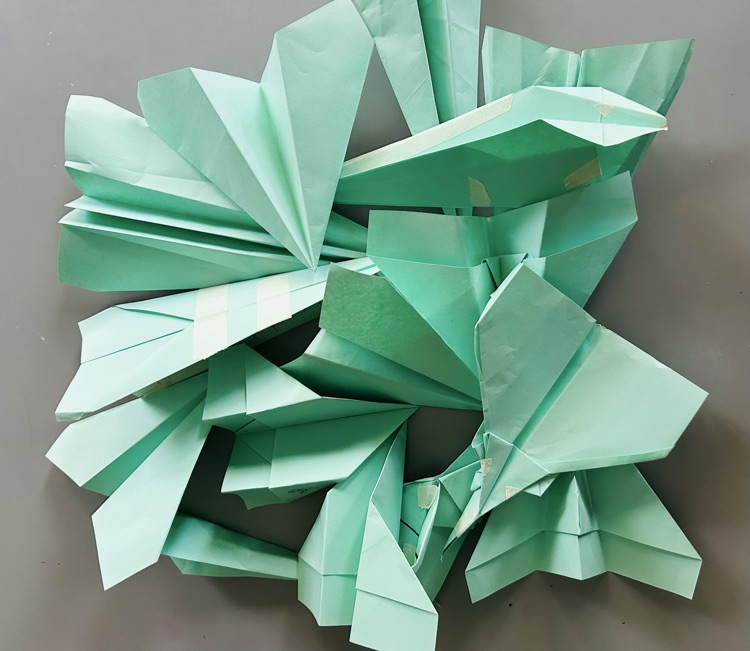 Grade 10 history students got creative and built paper airplanes to explore the strategy of the Battle of Britain, the first major military campaign in World War II fought entirely by air forces.