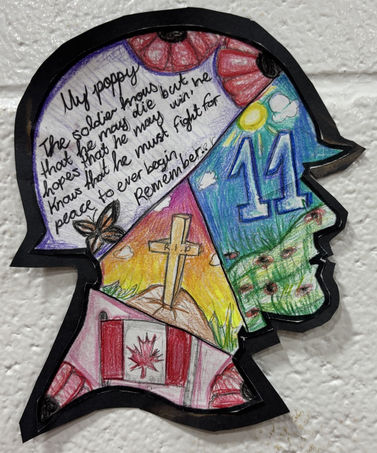 Artwork showing a collage of pictures, super imposed on a soldiers silhouette