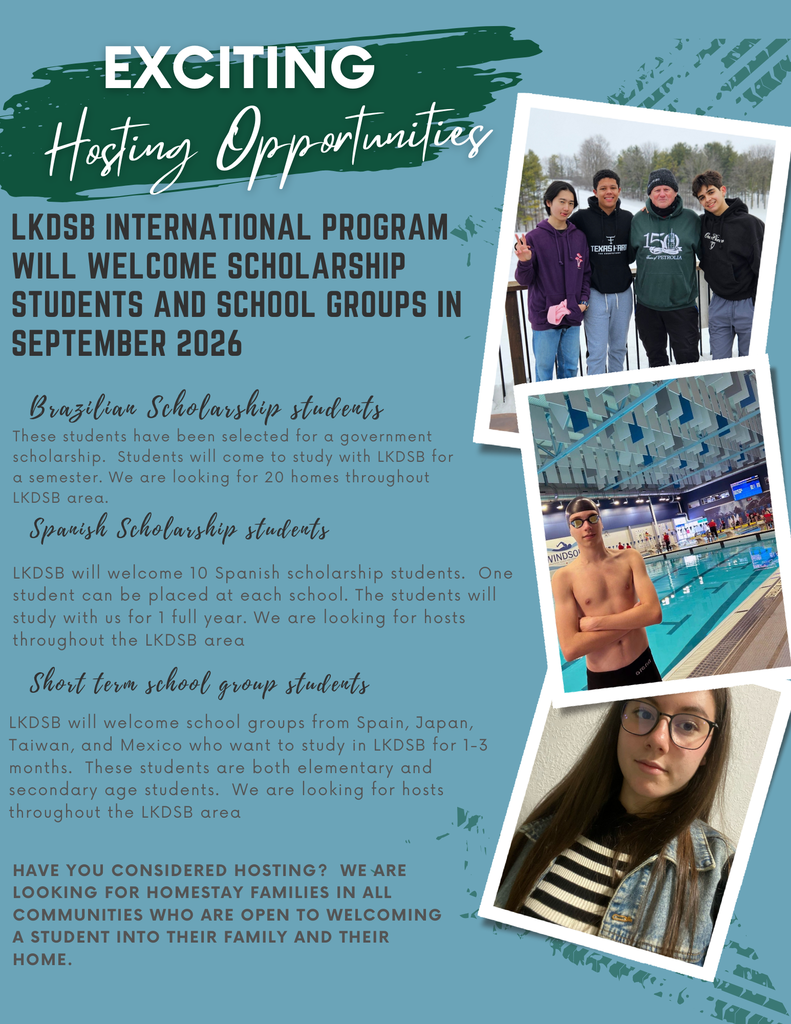 LKDSB International Education Program partners with Canada Homestay Network.