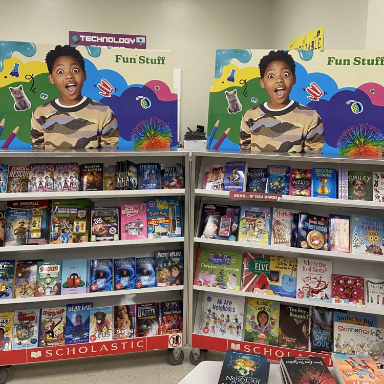 Book Fair “Fun Stuff” Display