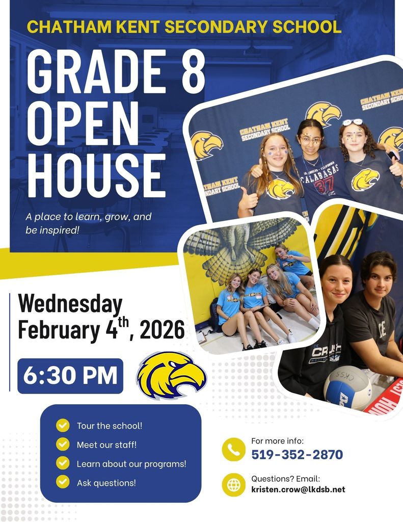 Grade 8 Open House
