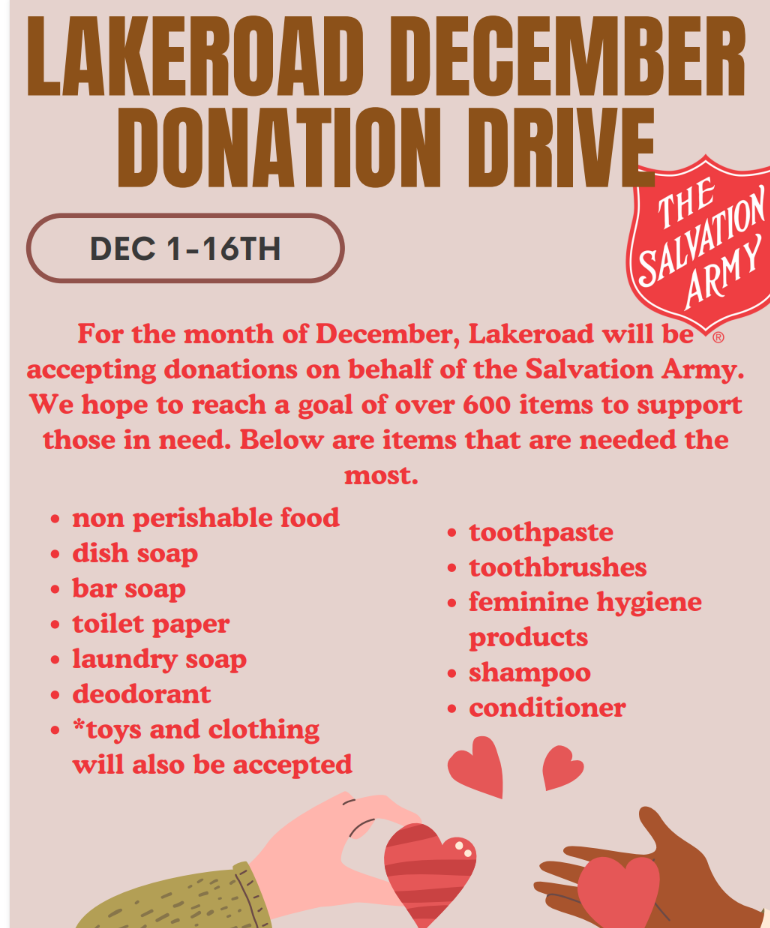 December Donation Drive