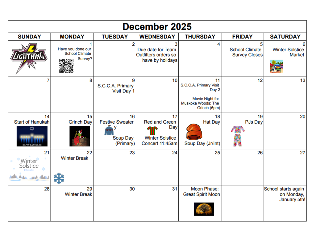 December 2025 Calendar