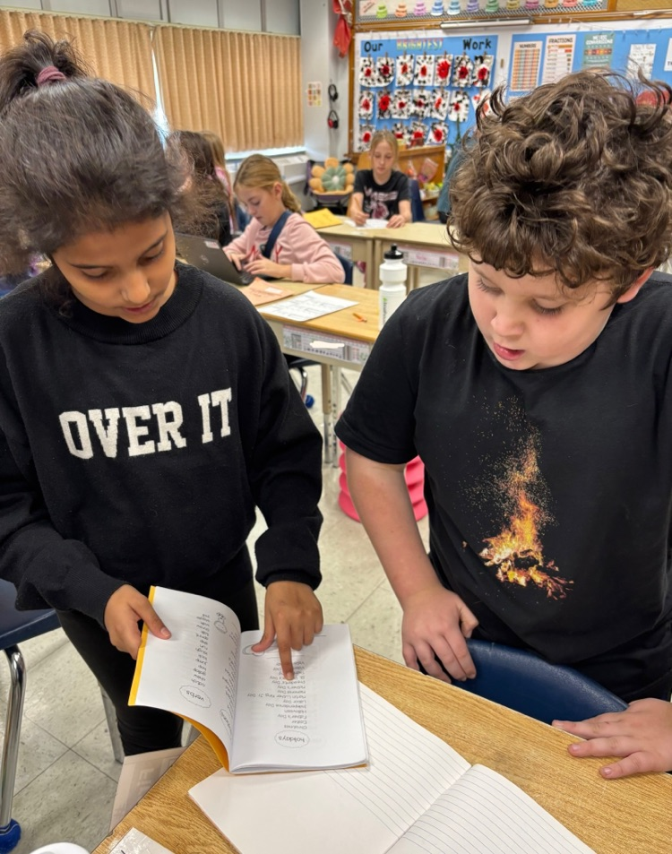 students helping each other