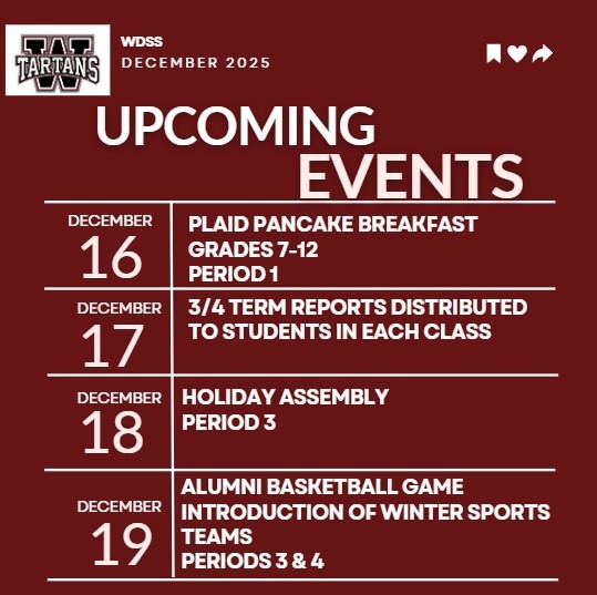 December 2025 Important Dates