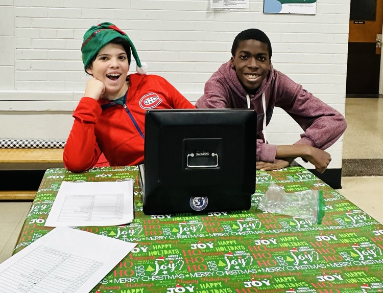 school leadership team collecting quarters for ONSP