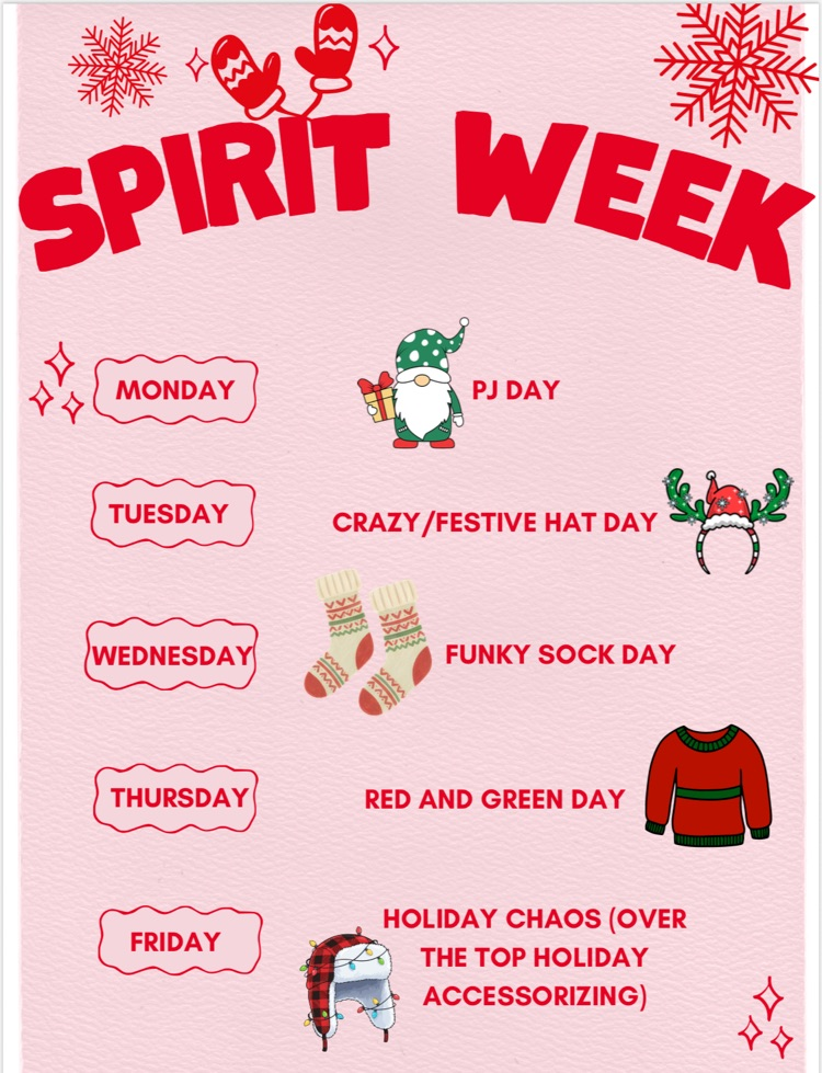 spirit week poster 