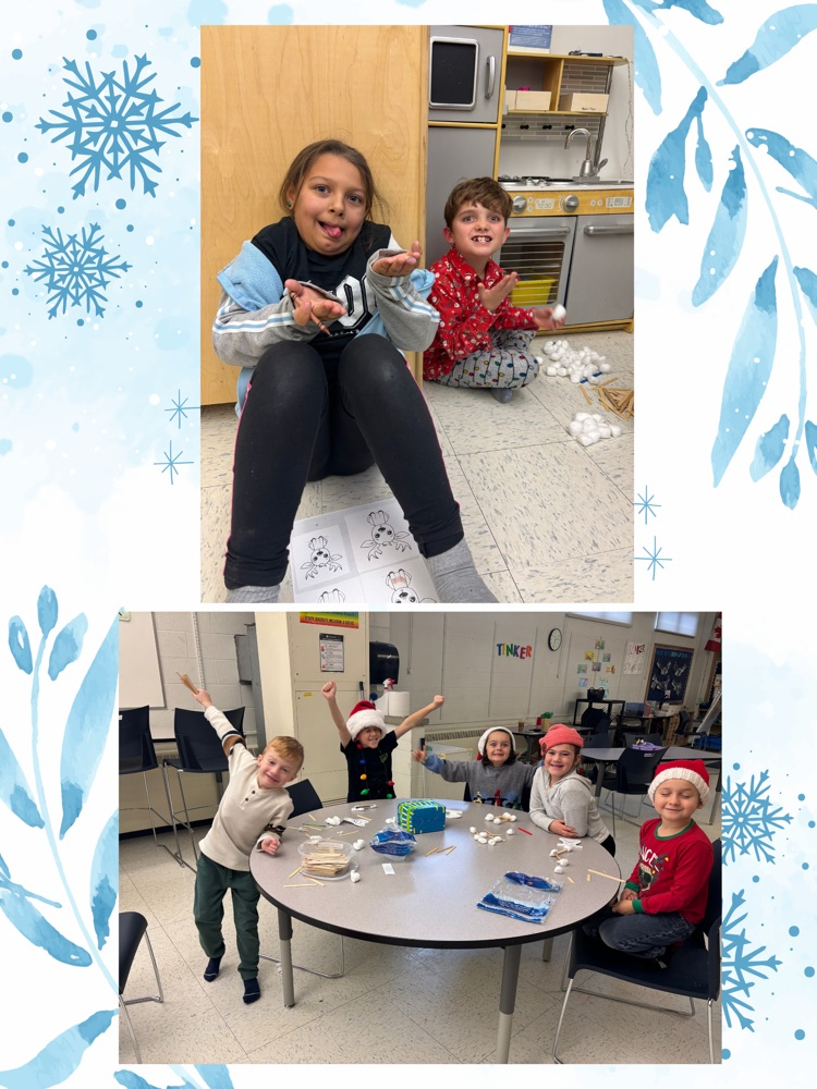 collage of students working on STEM activity