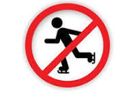 no skating