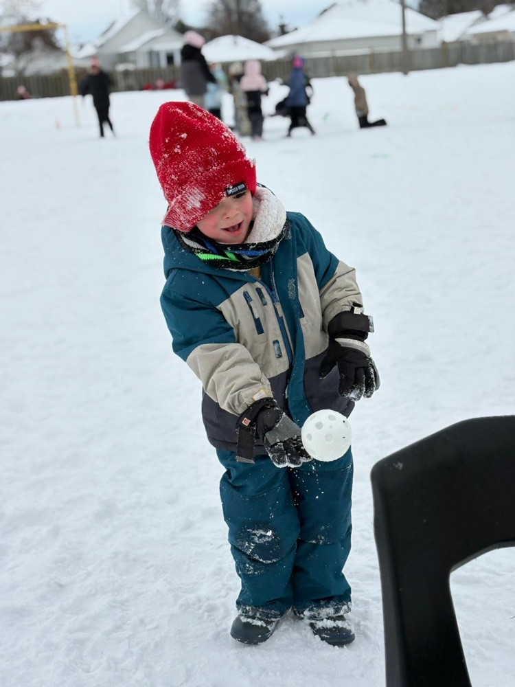 Child playing in the