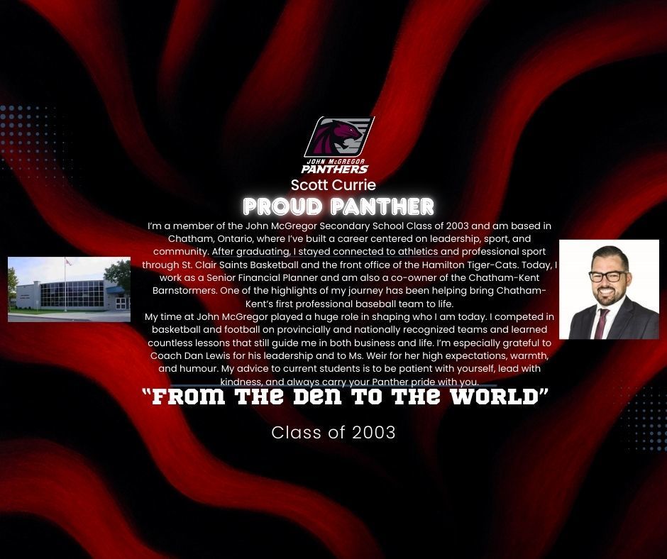 Proud Panther Scott Currie