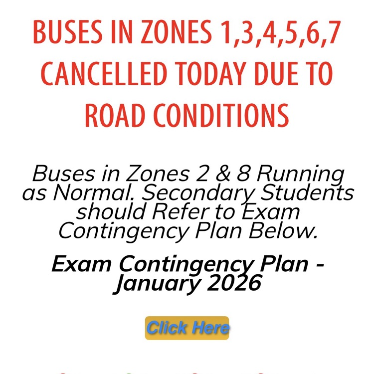buses cancelled notice 