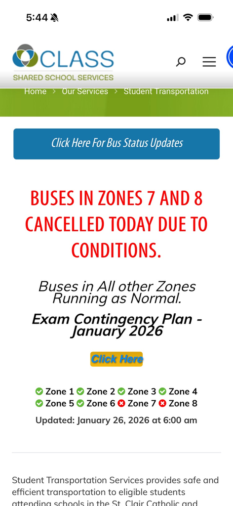 buses cancelled