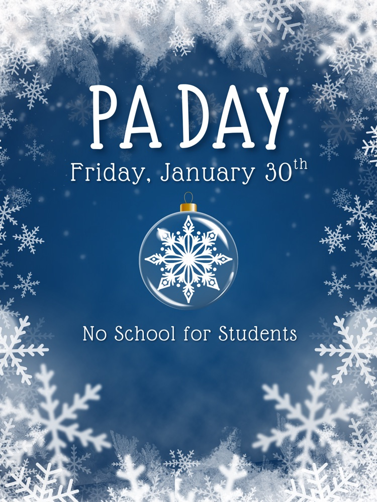 pa day poster January 30th