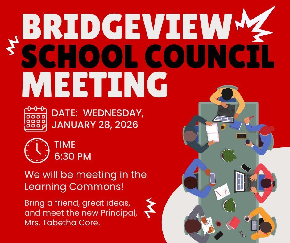 School Council Meeting, Bridgeview, January Meeting