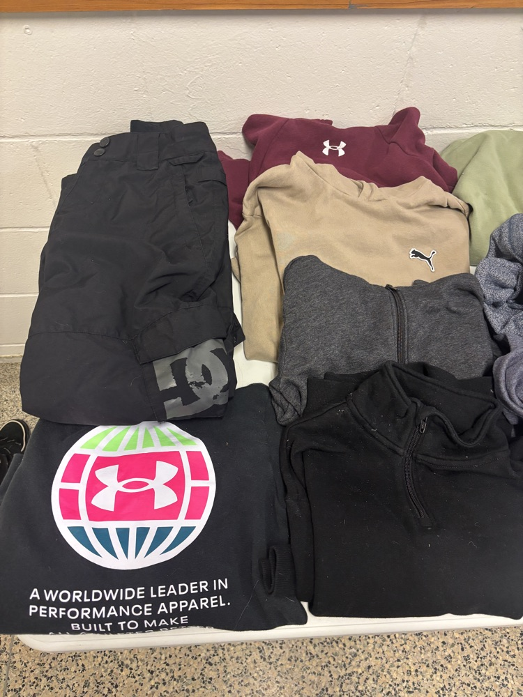 lost and found clothing items 