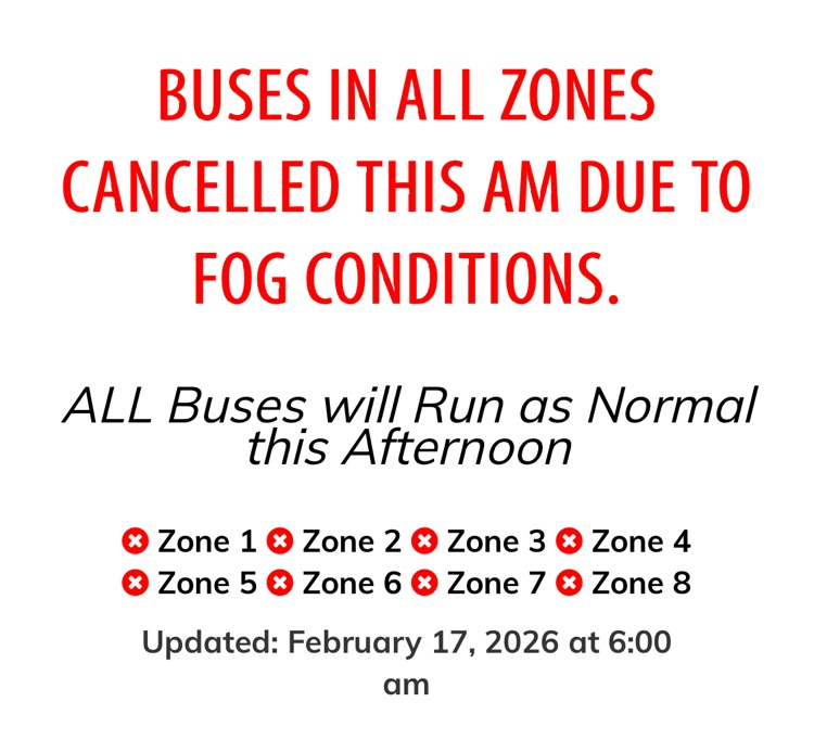 bus cancellations