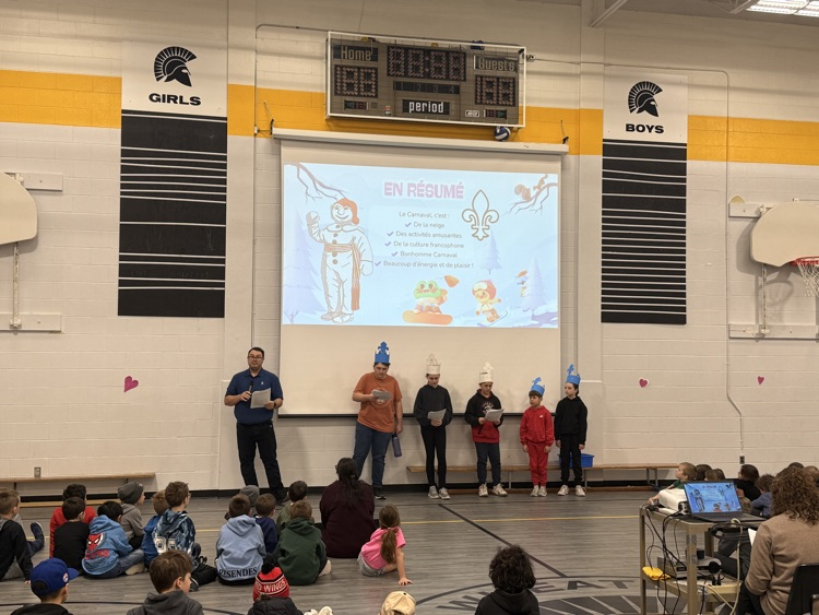 Our carnavale kings and queens announced at the school assembly