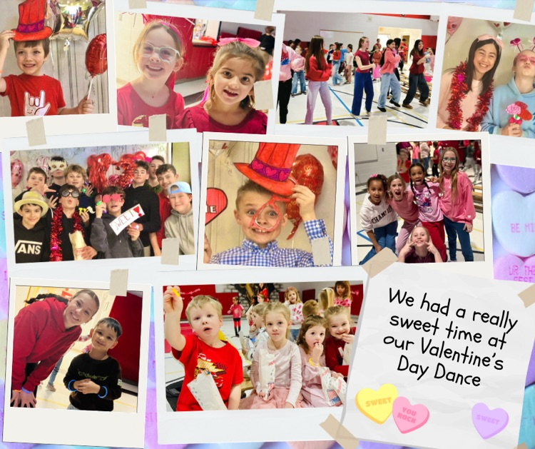 students are at a Valentines Dance 