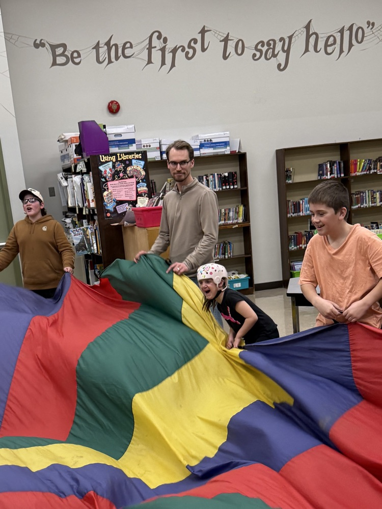 fun with a parachute