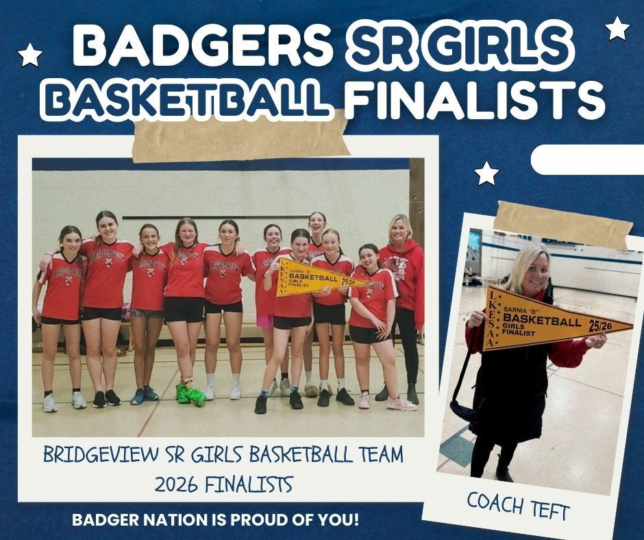 Sr Girls Basketball - Badgers Finalists