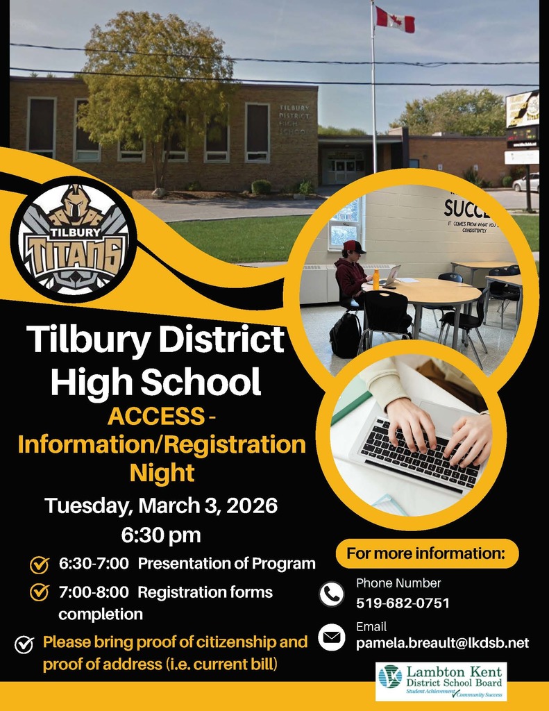 TDHS ACCESS Information / Registration Night