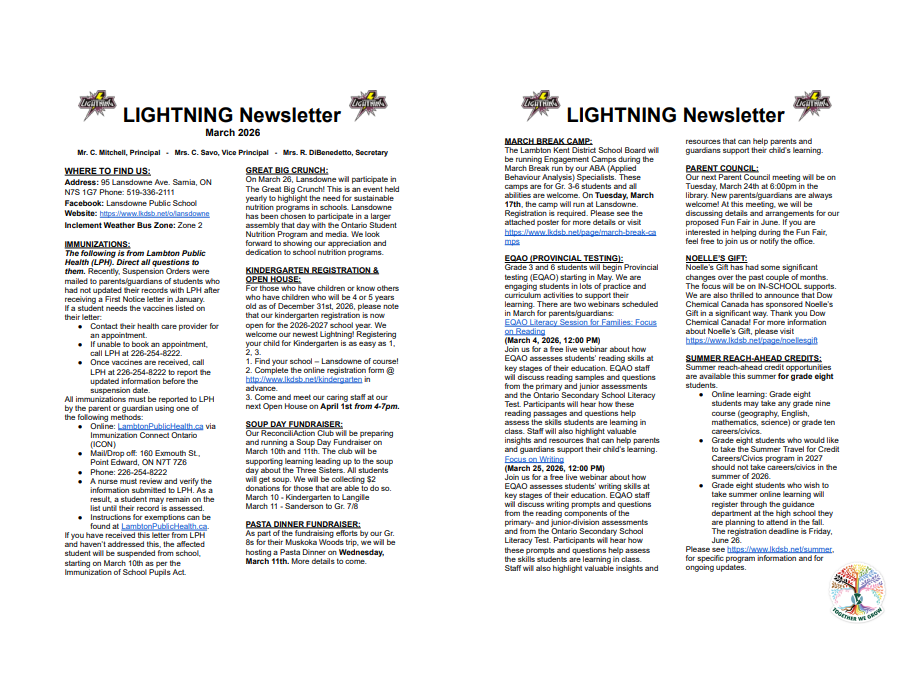 March Newsletter 2026