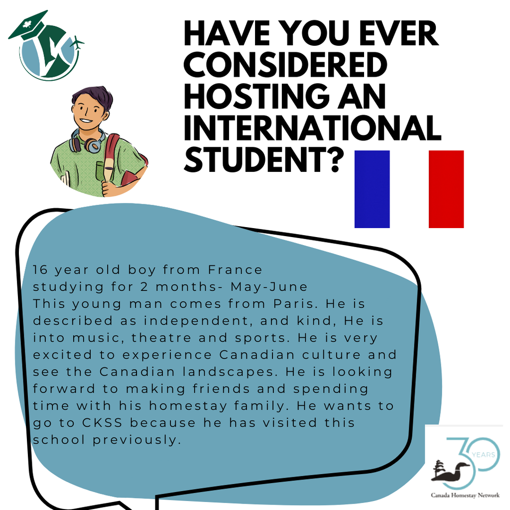 LKDSB International Education Program partners with Canada Homestay Network.