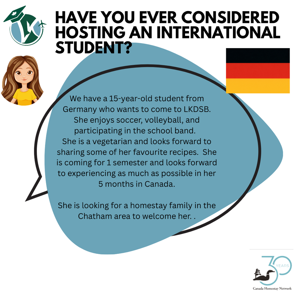 LKDSB International Education Program partners with Canada Homestay Network.