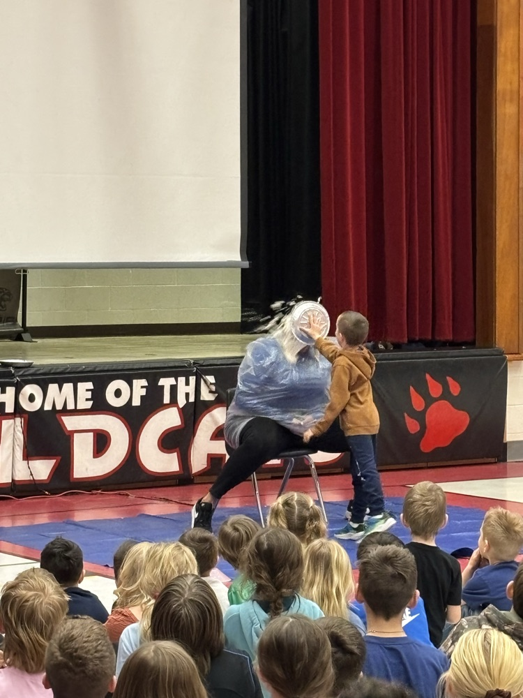 Third place fundraiser, 1st chance at throwing pie 