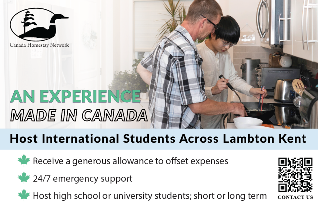 Host International Students Across Lambton Kent